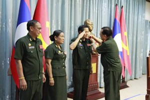 ກະຊວງປ້ອງກັນປະເທດ ປະກາດເລື່ອນຊັ້ນໃຫ້ນາຍທະຫານຂັ້ນສູງ