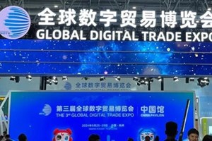 ມູນຄ່າການຄ້າດີຈີຕອນຂອງຈີນຈັດຢູ່ອັນດັບໜຶ່ງຫາສາມຂອງໂລກ