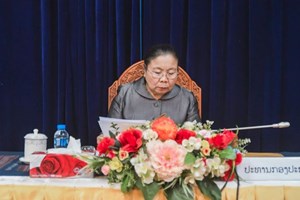 ຫົວໜ້າຄະນະຈັດຕັ້ງສູນກາງພັກໂອ້ລົມຄະນະນຳຂອງແຂວງບໍລິຄຳໄຊ