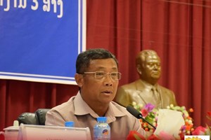 ຮອງປະທານສະພາແຫ່ງຊາດເຄື່ອນໄຫວຕິດຕາມກວດກາວຽກງານ 3 ສ້າງຢູ່ເມືອງສາລະວັນ