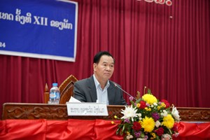 ທາບທາມເນື້ອໃນ ກອງປະຊຸມໃຫຍ່ຜູ້ແທນທົ່ວປະເທດ ຄັ້ງທີ XII ຂອງພັກ ປປລາວຢູ່ຈຸດ4 ແຂວງພາກໃຕ້