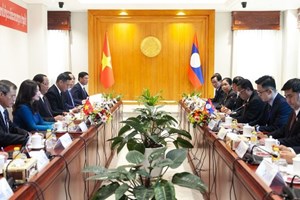 ຮອງປະທານສະພາແຫ່ງຊາດ ລາວ-ຫວຽດນາມ ພົບປະສອງຝ່າຍ