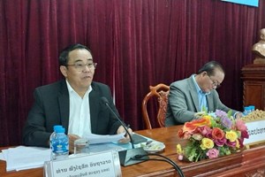 ປຶກສາຫາລື ໂຄງການກໍ່ສ້າງສູນພັດທະນາສີມືແຮງງານ ແຂວງອຸດົມໄຊ