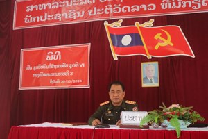 ກອງພົນທະຫານຮາບທີ 3 ເປີດຊຸດອົບຮົມກໍ່ສ້າງນາຍສິບ ຊຸດທີ VI