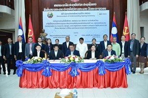 ເຊັນບົດບັນທຶກຄວາມເຂົ້າໃຈ ເພື່ອສ້າງ Softwareເຂົ້າໃນການບໍລິຫານວຽກງານ ຫສນຍ