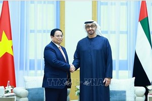 ຫວຽດ​ນາມ - UAE ​ຍົກ​ລະ​ດັບ​ການ​ພົວ​ພັນ​ຄູ່​ຮ່ວມ​ມື​ຮອບ​ດ້ານ