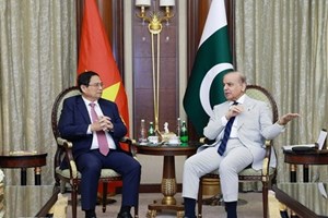 ນາຍົກລັດຖະມົນຕີ ຫວຽດນາມ ພົບປະກັບ ນາຍົກລັດຖະມົນຕີ ປາກິດສະຖານ