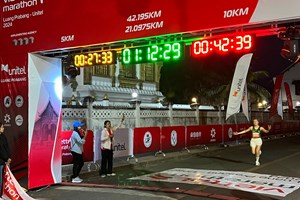 ງານ luangprabang viettel Marathon 2024 ມີນັກກິລາແລ່ນເຂົ້າຮ່ວມຫຼາຍພັນຄົນ