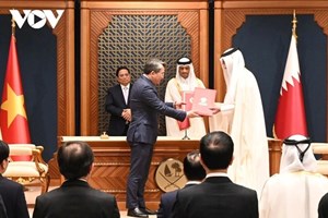 ຫວຽດນາມ ແລະ ກາຕາ ລົງນາມເອກະສານຮ່ວມມືສຳຄັນຫຼາຍສະບັບ