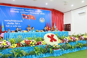 ເມືອງຫົງສາ ຈັດກອງປະຊຸມໃຫຍ່ຜູ້ແທນສະຫະພັນແມ່ຍິງຄັ້ງທີ X