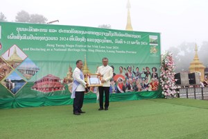 ປະກາດຮັບຮອງພະທາດຫຼວງຈຽງຕືງເປັນມໍລະດົກແຫ່ງຊາດ.