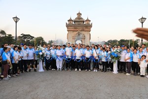 ກິດຈະກຳຍ່າງເພື່ອສຸຂະພາບວຽກງານການຕ້ານຕໍ່ຢາຕ້ານເຊື້ອຈຸລະຊີບ