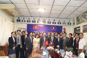 ພະແນກສາທາລະນະສຸກ ຄໍາມ່ວນ-ກວາງບິ່ງເພີ້ມທະວີການພົວພັນຮ່ວມມື