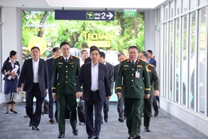 ກະຊວງປ້ອງກັນປະເທດຕ້ອນຮັບຄະນະຜູ້ແທນເຂົ້າຮ່ວມກອງປະຊຸມລັດຖະມົນຕີປ້ອງກັນປະເທດອາຊຽນ