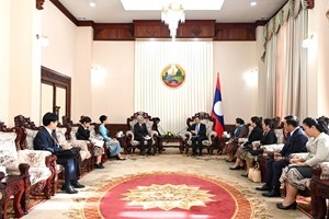 ທ່ານນາຍົກລັດຖະມົນຕີຕ້ອນຮັບການເຂົ້າຢ້ຽມຂໍ່ານັບຂອງຜູ້ແທນອົງການໄຈກາ ແລະອາສາສະໝັກຍີ່ປຸ່ນ