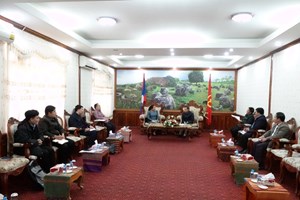 ກົມທ້ອງຖິ່ນຮາກຖານຫ້ອງວ່າການສູນກາງພັກເຮັດວຽກຢູ່ແຂວງຊຽງຂວາງ