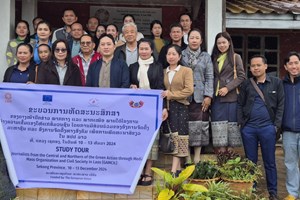 ສື່ມວນຊົນ 4 ແຂວງພາກໃຕ້ ທັດສະນະສຶກສາ ຮ່ວມກັບ ອົງການແຄຣນາໆຊາດປະຈໍາ ສປປ ລາວ ຢູ່ເມືອງດາກຈຶງ