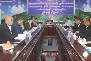 4 ແຂວງພາກກາງ ລາຍງານສະພາບການຈັດຕັ້ງປະຕິບັດ ວຽກງານກໍ່ສ້າງຮາກຖານການເມືອງ