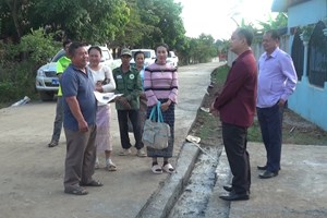 ບ້ານດົງເງີນກໍ່ສ້າງທາງຊອຍເບຕົງສຳເລັດແລ້ວ 4 ເສັ້ນ