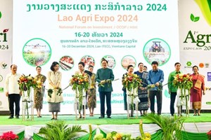 ງານວາງສະແດງສິນຄ້າກະສິກຳລາວ ປະຈໍາປີ 2024 ເປີດຂຶ້ນຢ່າງເປັນທາງການ