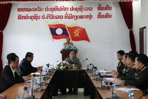 ຮອງປະທານປະເທດຢ້ຽມຢາມເມືອງໝອກ