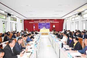 ຄະນະ ສສຊ ປະຈຳເຂດເລືອກຕັ້ງທີ 13 ສະຫຼຸບການເຄື່ອນໄຫວວຽກງານ 1 ປີຜ່ານມາ