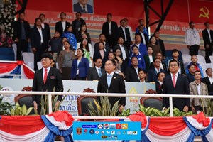 ງານມະຫະກຳກິລານັກຮຽນມັດທະຍົມສຶກສາຄັ້ງທີ VIIແຂວງສາລະວັນປິດລົງຢ່າງຈົບງາມ