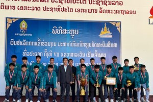 ຫຼວງພະບາງ ສະຫຼຸບຜົນງານເຂົ້າຮ່ວມງານມະຫາກຳກິລານັກຮຽນມັດທະຍົມສຶກສາທົ່ວປະເທດ ຄັ້ງທີ VII