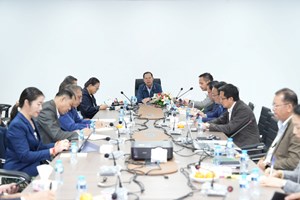 ທ່ານ ໂພໄຊ ໄຂຄຳພິທູນ ລົງຕິດຕາມຄວາມຄືບໜ້າໂຄງການກໍ່ສ້າງຂົວມິດຕະພາບ ລາວ-ໄທ ແຫ່ງທີ 5