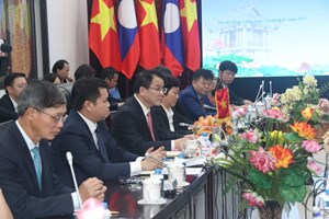 ສອງຄະນະກຳມະການຮ່ວມມື ລາວ-ຫວຽດນາມ ທົບທວນຄືນ ການຮ່ວມມືສອງຝ່າຍ