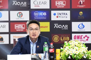 ຖະແຫຼງຂ່າວການແຂ່ງຂັນກິລາເຕະບານຊີງຂັນສະຫາຍເລຂາ ຄຊປປລ