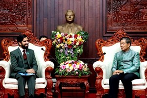 ປະທານ ສນຊ ຕ້ອນຮັບຜູ້ຕາງໜ້າອົງການອຸຍນີເຊັບປະຈໍາ ສປປ ລາວ ຄົນໃໝ່