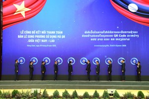 ນຳສະເໜີການໃຫ້ບໍລິການທຸລະກຳເງິນຕາຂ້າມສະກຸນແລະ  ການຊໍາລະຍ່ອຍຂ້າມແດນລາວ-ຫວຽດນາມ