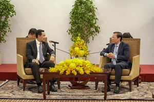 ຈໍາປາສັກ ແລະ ນະຄອນ ໂຮ່ຈີມິນ ສືບຕໍ່ພົບປະຮ່ວມມືກັບບັນດາແຂວງແຮກສ່ຽວ