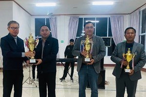 ແຂ່ງຂັນກິລາບານເຕະຕ້ອນຮັບວັນສ້າງຕັ້ງກອງທັບປປລາວ ຄົບຮອບ 76 ປີ