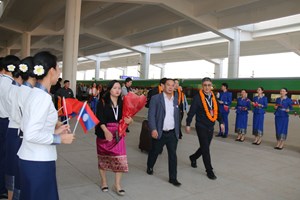 ຄະນະຜູ້ແທນ ສປ ຈີນ ເດີນທາງມາຮອດ ສປປ ລາວ ແລ້ວ