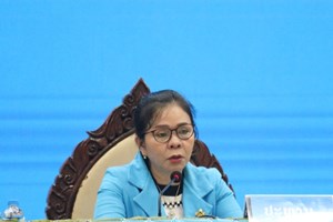 ໄຂກອງປະຊຸມຄົບຄະນະບໍລິຫານງານສະຫະພັນແມ່ຍິງແຂວງເຊກອງ ຄັ້ງທີ 5 ສະໄມທີ VI