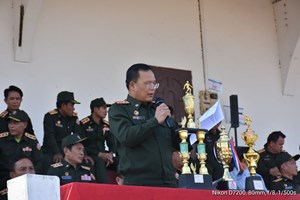 ທະຫານແຂວງວຽງຈັນ ເປີດຂະບວນການແຂ່ງຂັນກິລາການທະຫານ ແລະ ກິລາມວນຊົນ