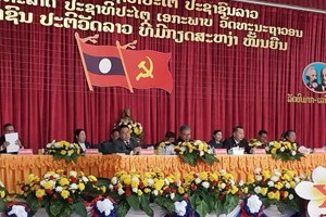 ເປີດກອງປະຊຸມໃຫຍ່ຜູ້ແທນອົງຄະນະພັກ ເມືອງວຽງພູຄາ ຄັ້ງທີ X