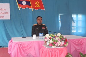 ກອງພັນໃຫຍ່ 202 ປາຖະກະຖາມູນເຊື້ອວັນສ້າງຕັ້ງກອງທັບປະຊາຊົນລາວ ຄົບຮອບ 76 ປີ