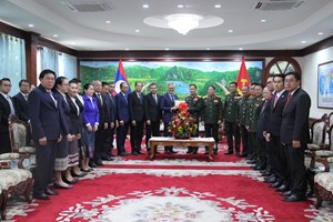 ຫຼາຍພາກສ່ວນເຂົ້າອວຍພອນ ຄະນະນໍາກະຊວງປ້ອງກັນປະເທດ