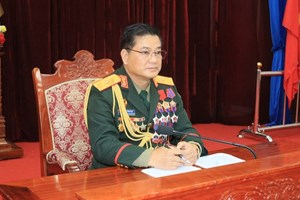 ກອງບັນຊາການທະຫານແຂວງຫຼວງພະບາງ ປາຖະກະຖາມູນເຊື້ອວັນສ້າງຕັ້ງກອງທັບ ປະຊາຊົນລາວ ຄົບຮອບ 76 ປີ