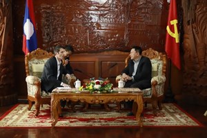 ລມຕ ກະຊວງກະສິກຳ ແລະ ປ່າໄມ້ ຕ້ອນຮັບ ຜູ້ຕາງໜ້າອົງການອາຫານໂລກ