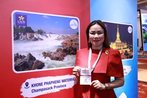 ບໍລິສັດທ່ອງທ່ຽວເອັນຈອຍ ຮ່ວມງານວາງສະແດງຜະລິດຕະພັນທ່ອງທ່ຽວອາຊຽນ