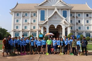 69 ປີມີໄຊ “ກໍາມະບານລາວ ເຂັ້ມແຂງ ທັນສະໄໝ ສາມັກຄີ ມີວິໄນ ມີນໍ້າໃຈສາກົນກໍາມະຊີບ”