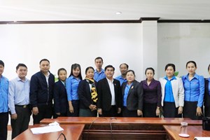 ສະຫະພັນກຳມະບານລາວມີຜົນງານພົ້ນເດັ່ນຫຼາຍດ້ານ