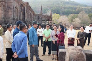 ການບິນໂດຣນ 500 ລໍາ, ຈູດພຸເປັນຈຸດເດັ່ນໃນງານນະມັດສະການວັດພູຈໍາປາສັກ