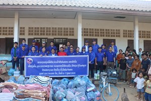 ຄາລາວານຕ້ານໄພໜາວ ຄະນະບໍລິຫານງານຊາວໜູ່ມແຂວງບໍລິຄຳໄຊ