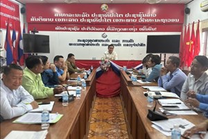 ຈໍາປາສັກ ປຶກສາຫາລືກ່ຽວກັບ ການເກັບຊື້ເສດໂລຫະ