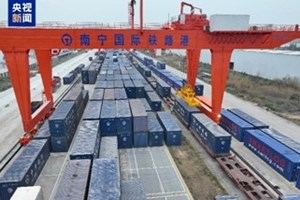 ປະລິມານຂົນສົ່ງສິນຄ້າຜ່ານຂະບວນລົດໄຟຈີນ-ຫວຽດນາມເພີ່ມຂຶ້ນ 760%